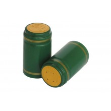 Termokapsla zelená+zlatá (25-30,3x55mm)