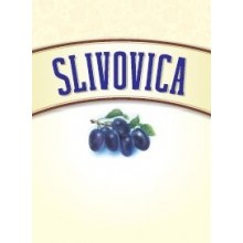 Etiketa Slivovica - samolepiaca