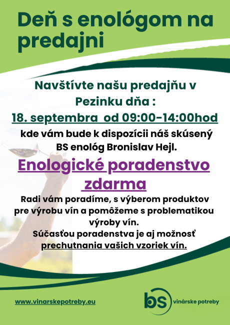 Deň s BS enológom
