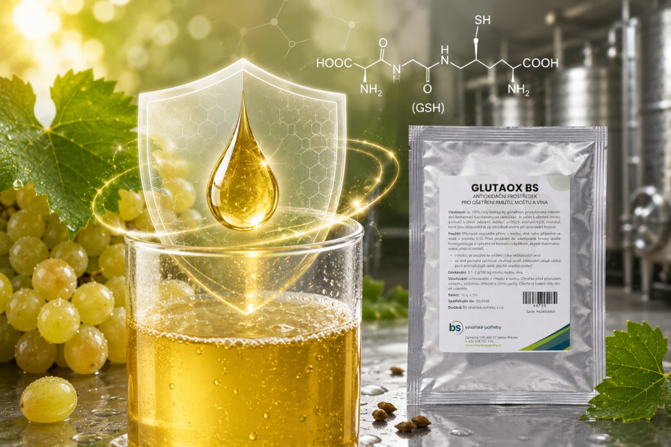 GLUTAOX BS - prirodzená ochrana muštu a vína pred oxidáciou