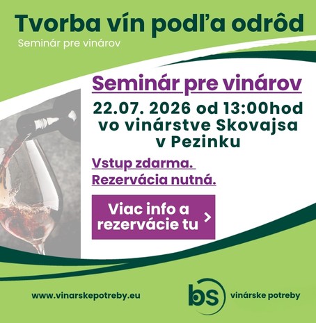 Seminár pre vinárov - Tvorba vín podľa odrôd