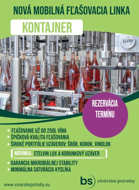 Nová fľašovacie linka KONTAJNER
