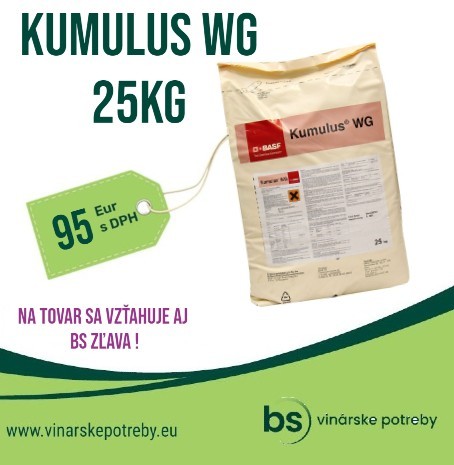 Kumulus WG 25 kg za skvelú cenu !