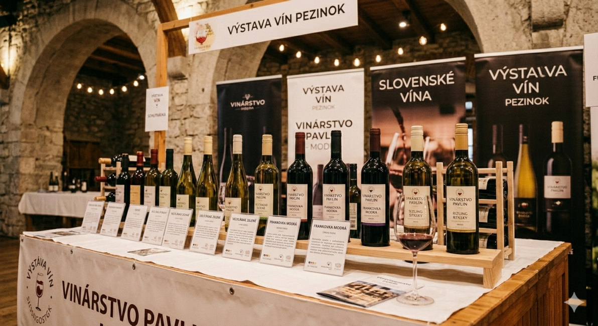 Zber vzoriek na výstavu vín v Hovoranech.