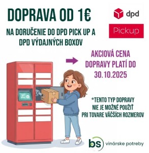DOPRAVA OD 1€ !