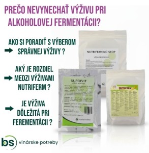 Optimalizácia výživy kvasieniek behom alkoholovej fermentácie