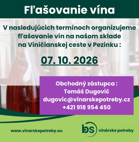 Flašovanie termíny október