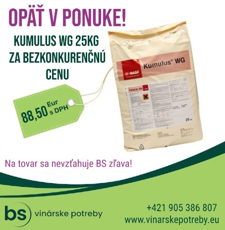 Kumulus WG 25kg za bezkonkurenčnú cenu
