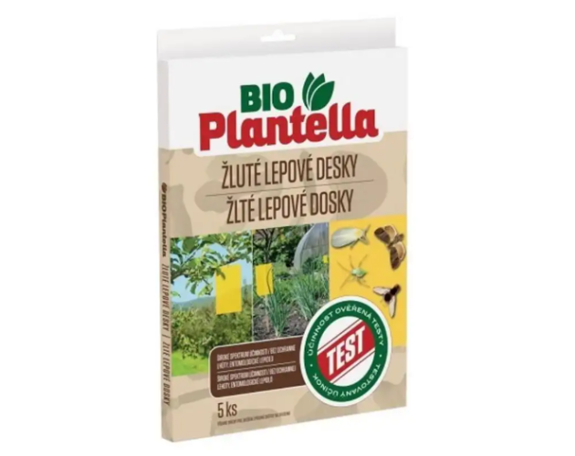 BIO PLANTELLA - lepové dosky žlté