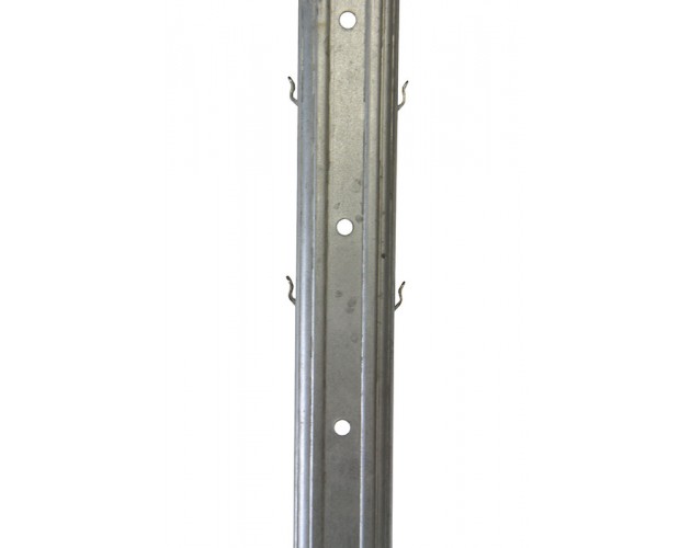 Stĺpik radový, plechový, pozinkovaný ( 3 x 5 x 250 cm )
