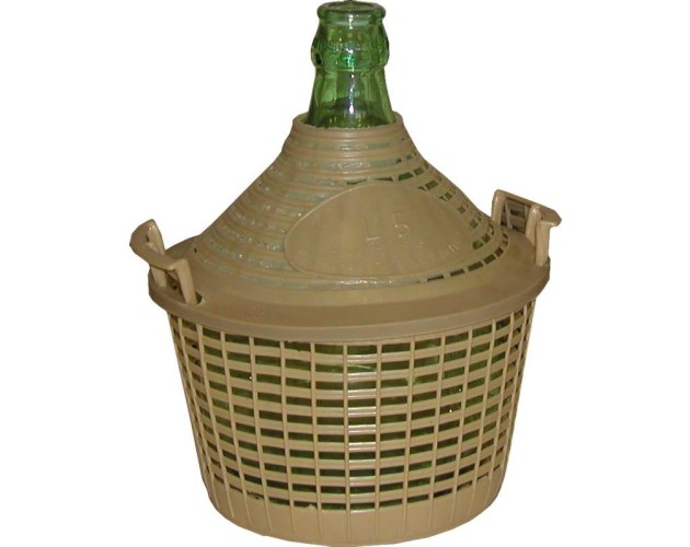 Demižón s košom IT (15L)
