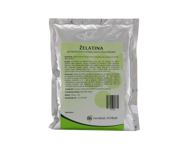 Želatína jedlá (250g)