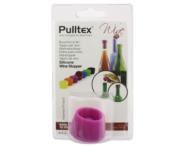 Uzáver silikónový wine fialový blister PULLTEX