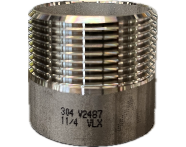 NIPEL navárací 1´´1/2 s vonkajším závitom INOX