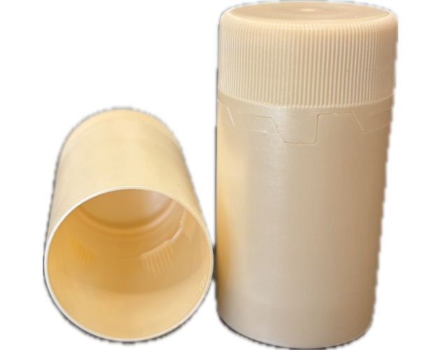 Uzáver plastový šróbovací cream (30x60mm)