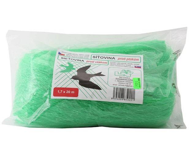 Sieť proti vtákom (1,7x20 m)