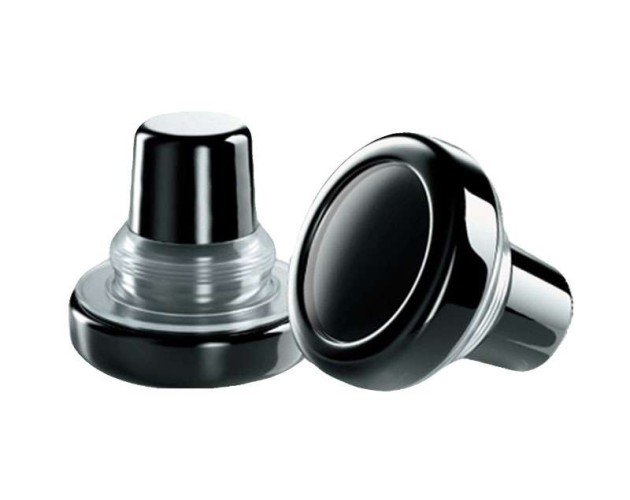 VINOLOK sklenený uzáver low top Čierna (18,5mm)