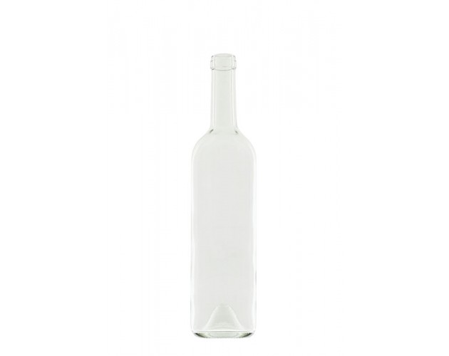Fľaša BORDOLESE EUROPEA biela - 23474 VMG (1116) (0,75L) + (preložky)