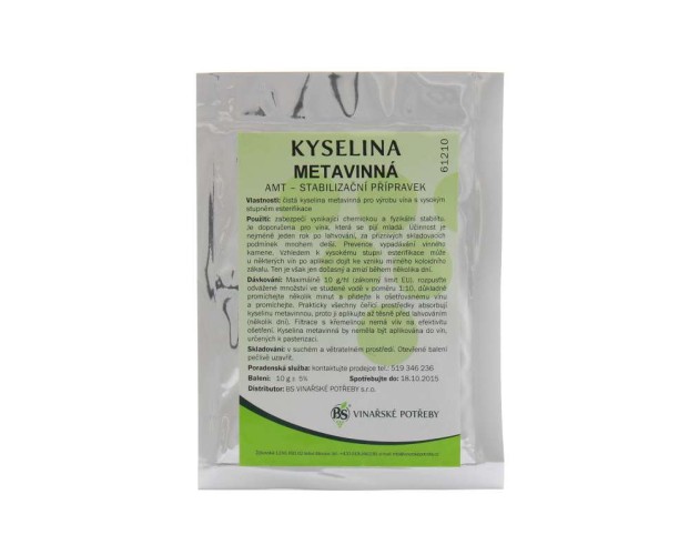 Kyselina metavínna (10g)