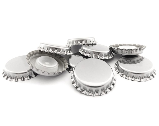 Zátka korunková nerezová (100ks)