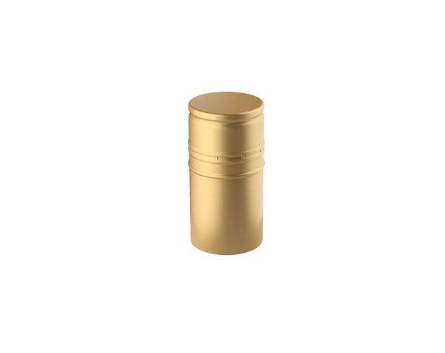Uzáver šróbovací zlatý (Gold) so závitom - Saranex (30x60mm)