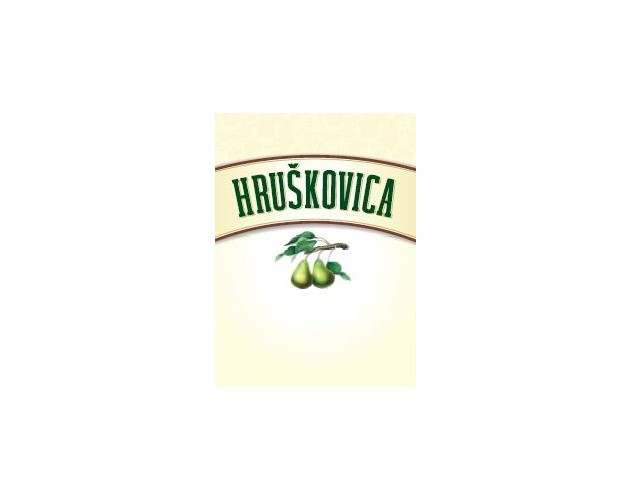 Etiketa Hruškovica - samolepiaca