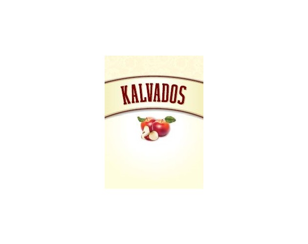 Etiketa Kalvados - samolepiaca