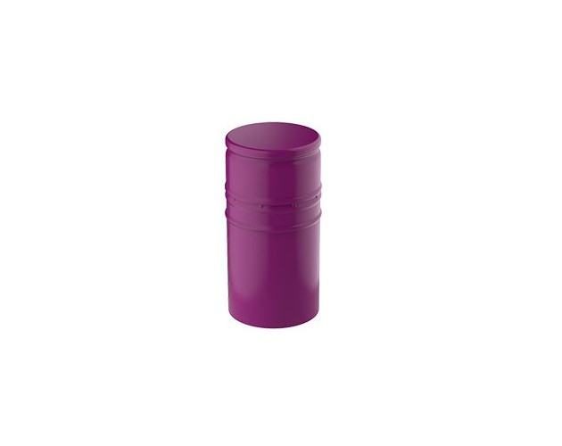 Uzáver šróbovací fialový (Purple) - Saranex (30x60mm) Bez závitu