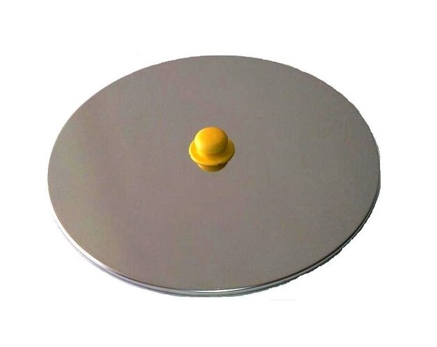 Veko protiprašné nerezové na 150 - 200L (510mm)
