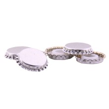 Zátka korunková PÉT-NAT 29 mm strieborná bal(100ks) (5000ks)