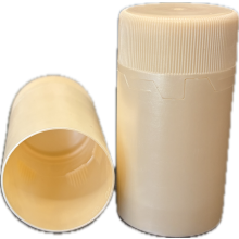 Uzáver plastový šróbovací cream (30x60mm)