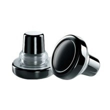 VINOLOK sklenený uzáver low top Čierna (18,5mm)