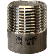 NIPEL navárací 3/4´´ s vonkajším závitom INOX