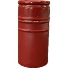 Uzáver šróbovací červený - jahodový - Saranex (30x60mm)