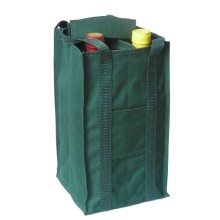 Taška na 4 fľaše zelená PULLTEX