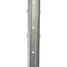 Stĺpik radový dĺžka 2,5 m - plechový pozinkovaný DEVÍN