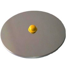 Veko protiprašné nerezové na 150 - 200L (510mm)