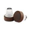 Uzáver sklenený VINOLOK HIGH TOP WOOD tmavý (18,5mm)